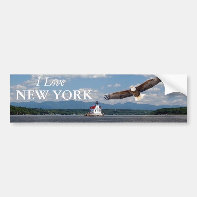 I Liebe New York Autoaufkleber (Vorne)