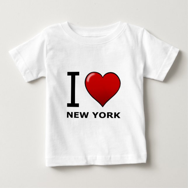 I LIEBE NEW YORK BABY T-SHIRT (Vorderseite)