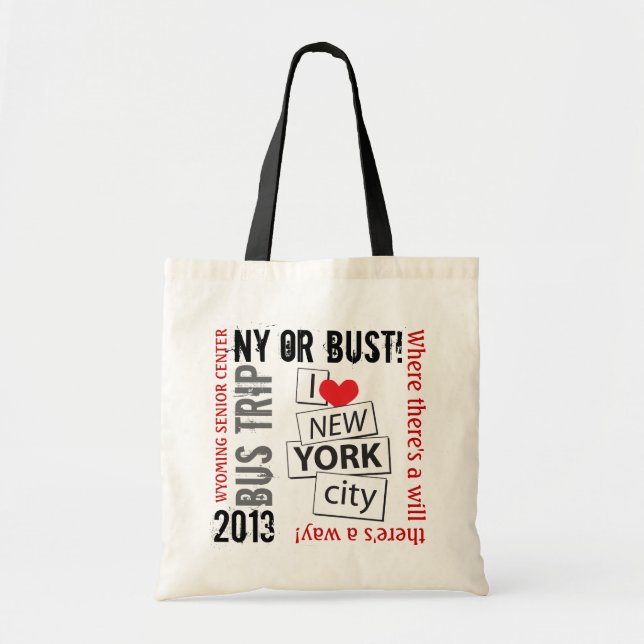 I Liebe New York City Tragetasche (Vorne)