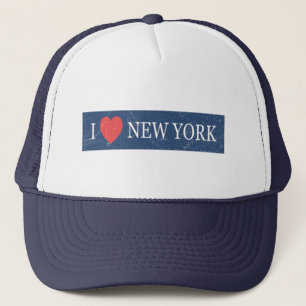 I Liebe New York - Klassisches NYC Souvenir Heart Truckerkappe