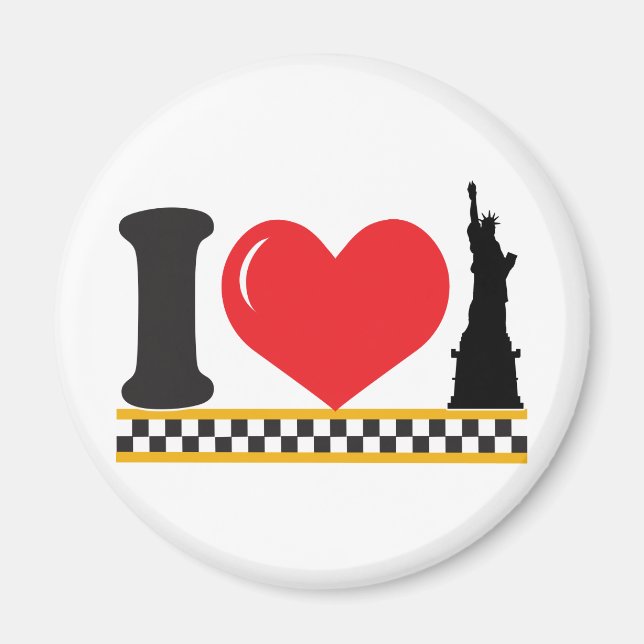 I Liebe New York Magnet (Vorne)