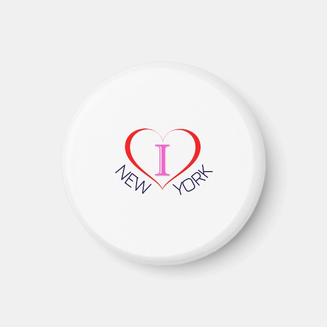 I Liebe New York Magnet (Vorne)