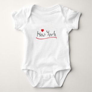 I Liebe New York, New York Baby Strampler