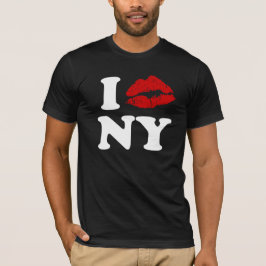 I Liebe New York | Roter Lipstick KissLips xxx T-Shirt