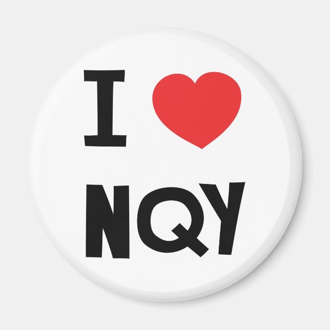 I Liebe Newquay Magnet (Vorne)