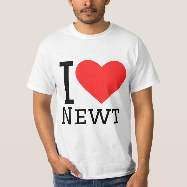 I Liebe Newton T-Shirt (Vorderseite)