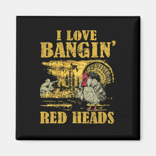 I Liebe Ngin' Rote Köpfe Sonne Türkei Jagd 2 Magnet