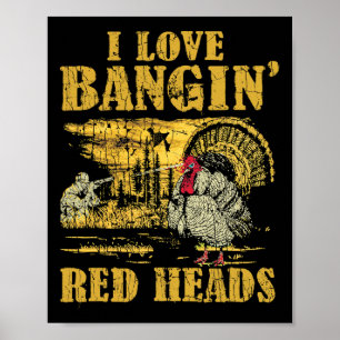 I Liebe Ngin' Rote Köpfe Sonne Türkei Jagd 2 Poster
