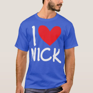 I Liebe Nick Name Personalisiert Männer Typ BESTE T-Shirt