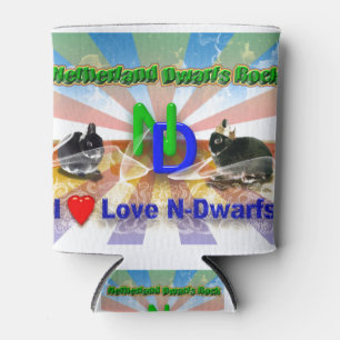 I Liebe Niederlande Zwarf Bunnies Dosenkühler