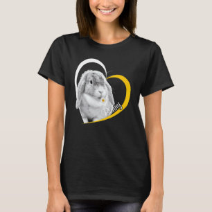 I Liebe Niedliches sonniges Kaninchen Sonnige Blum T-Shirt