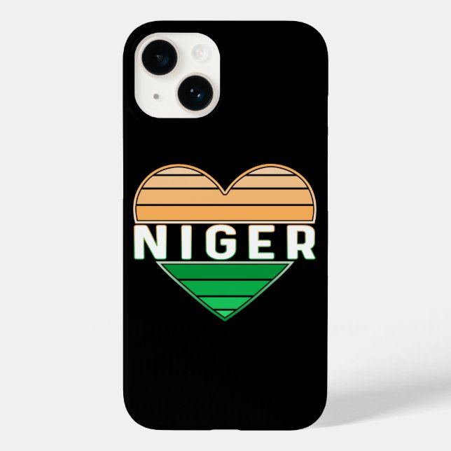 I Liebe Niger, Nigerien Case-Mate iPhone 14 Hülle (Rückseite)