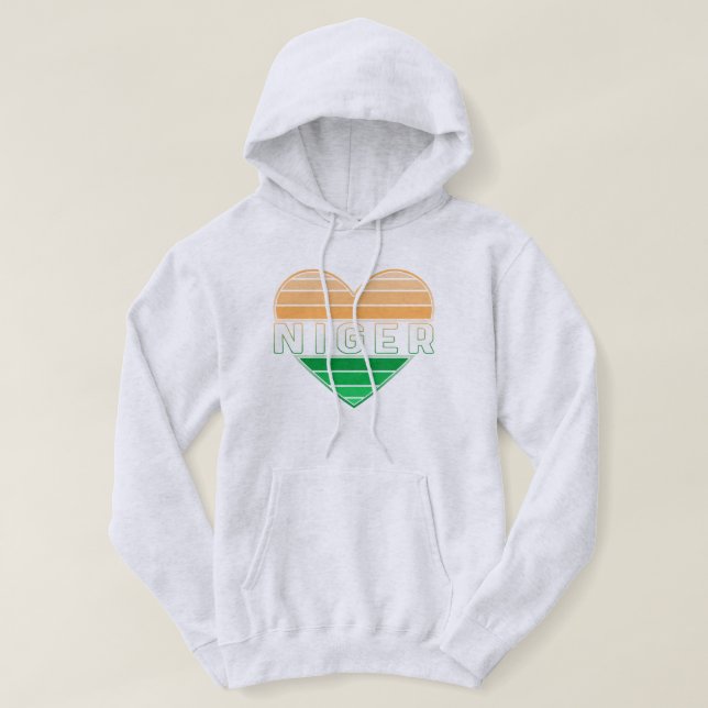 I Liebe Niger, Nigerien Hoodie (Design vorne)
