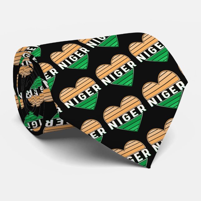 I Liebe Niger, Nigerien Krawatte (Gerollt)