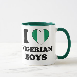 I Liebe Nigerianer Jungen Tasse