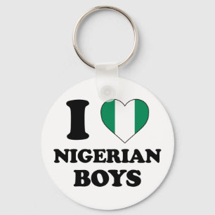 I Liebe nigerianische Jungen Schlüsselanhänger