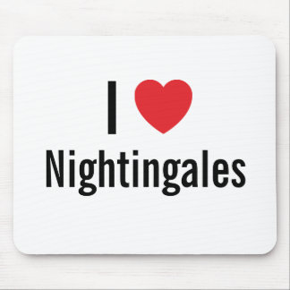 I Liebe Nightingales Mousepad
