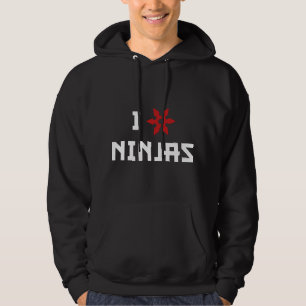 I Liebe Ninjas Hoodie