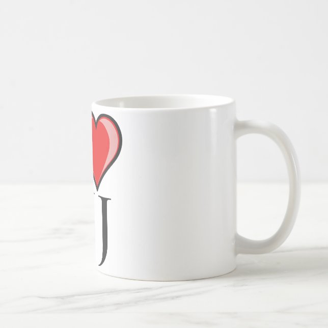 I Liebe NJ - New-Jersey Kaffeetasse (Rechts)