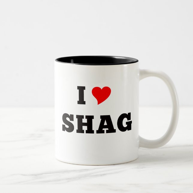 I Liebe-Noppe, polar Zweifarbige Tasse (Rechts)