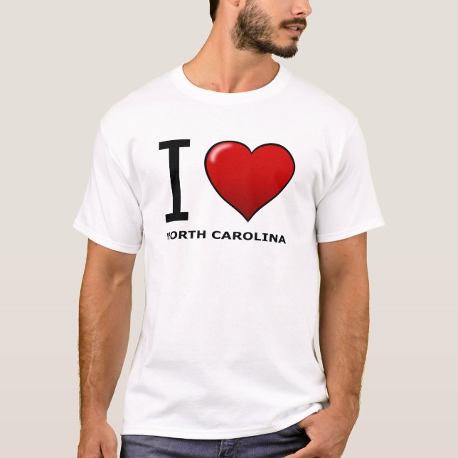 I LIEBE NORD-CAROLINA T-Shirt (Vorderseite)