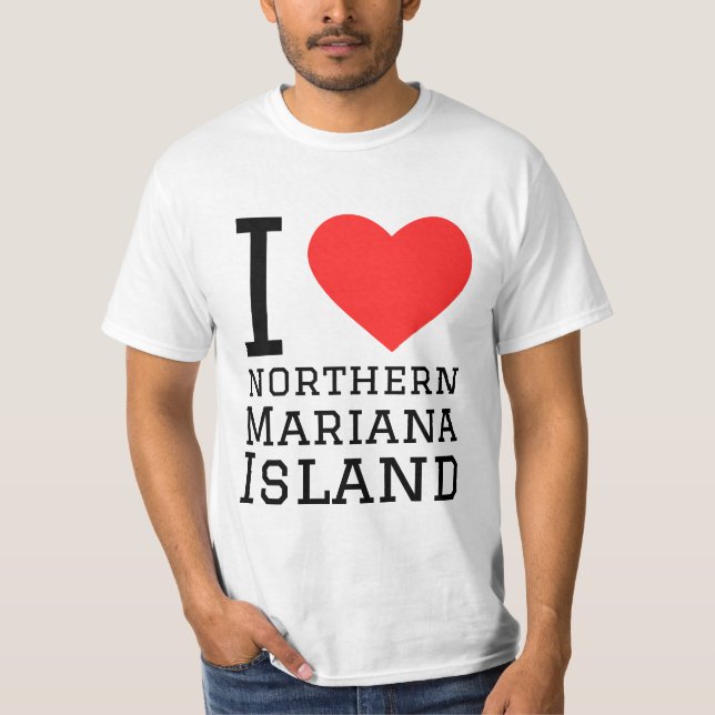 I Liebe Nord-Mariana T-Shirt (Vorderseite)