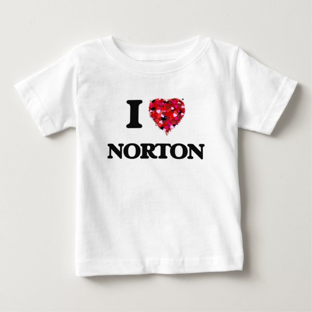 I Liebe Norton Baby T-shirt (Vorderseite)