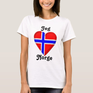 I Liebe Norwegen - Jeg elsker Norge T-Shirt