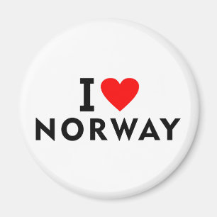 I Liebe Norwegen Land wie Herztourismus Magnet