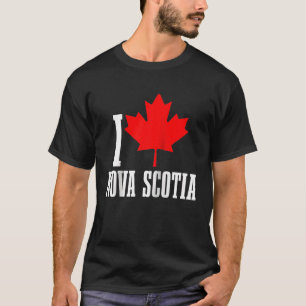 I Liebe Nova Scotia Maple Leaf Kanada Kanadische F T-Shirt