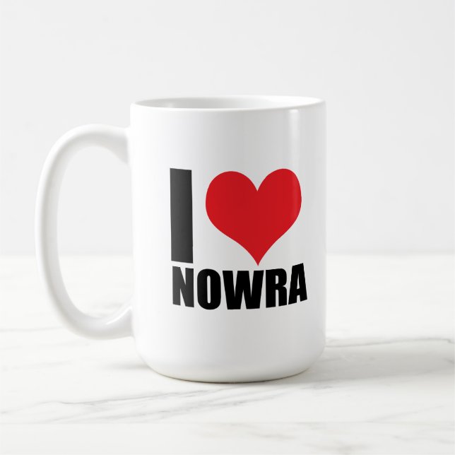 I Liebe Nowra Kaffeetasse (Links)