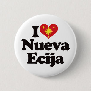 I Liebe Nueva Ecija Button