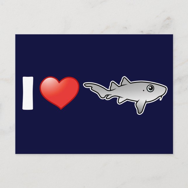 I Liebe Nurse Sharks Postkarte (Vorderseite)