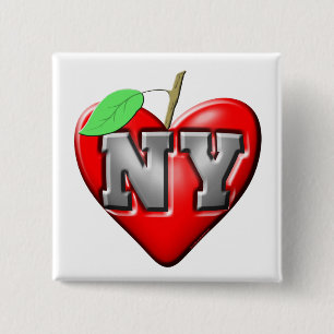 I Liebe NY Button