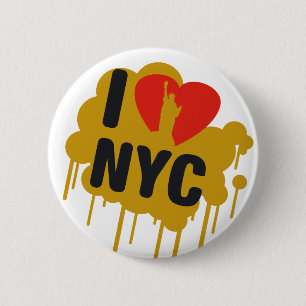 I Liebe NY Button