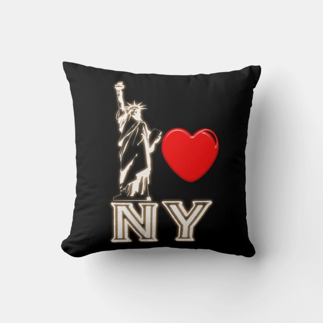 I Liebe NY Kissen (Vorderseite)
