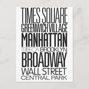 I Liebe NY Postkarte