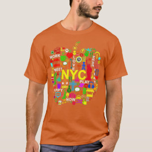 I LIEBE NYC's NEW YORK CITY BIG APPLE T-Shirt