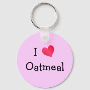 I Liebe Oatmehl Schlüsselanhänger