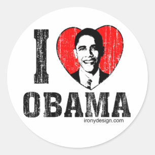 I Liebe Obama Stickers