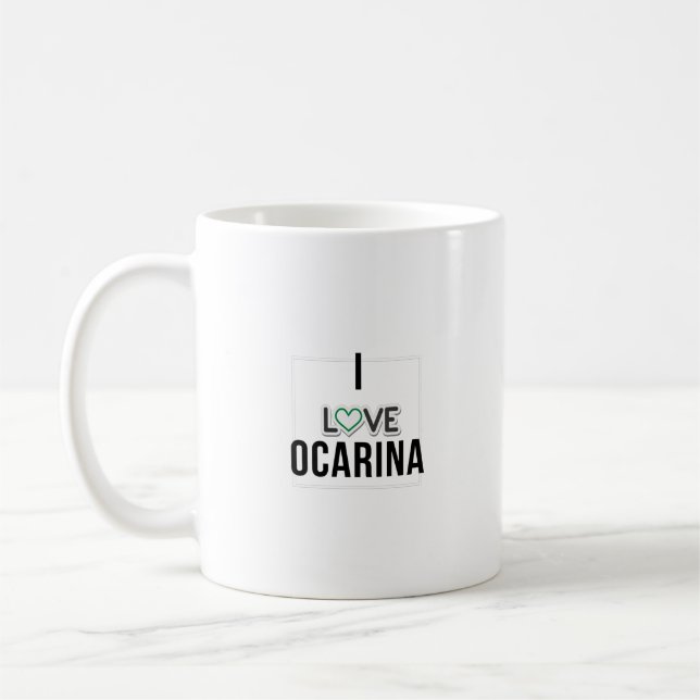 I Liebe Ocarina Kaffeetasse (Links)