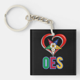 I Liebe OES Schlüsselanhänger