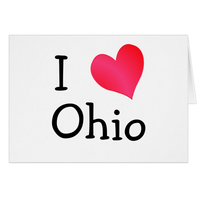 I Liebe Ohio (Vorderseite (Horizontal))