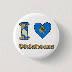 I Liebe Oklahoma Button
