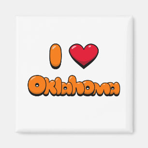 I Liebe Oklahoma Magnet