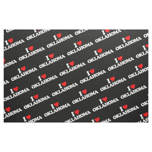 I LIEBE OKLAHOMA STOFF (Fat Quarter (45,7 x 55,9 cm))