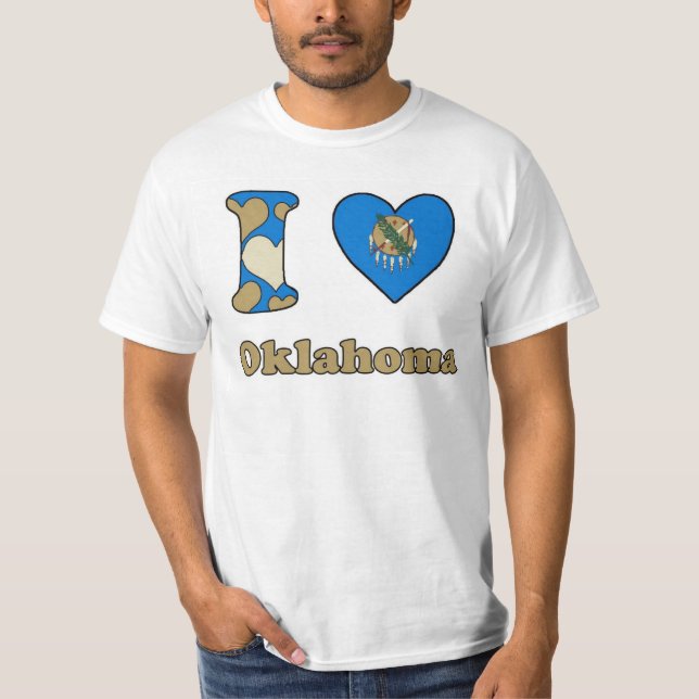 I Liebe Oklahoma T-Shirt (Vorderseite)