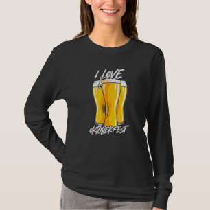 I Liebe Oktoberfest Deutsches Biertrinkfest T-Shirt