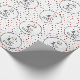 I Liebe Old English Sheepdogs (Gray 1) Niedlich OE Geschenkpapier