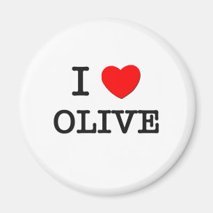I Liebe-Olive Magnet